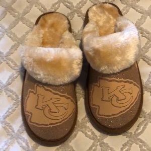 Sparkle KC chiefs slippers